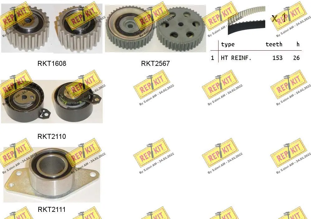 Timing Belt Kit (RKTK1036)