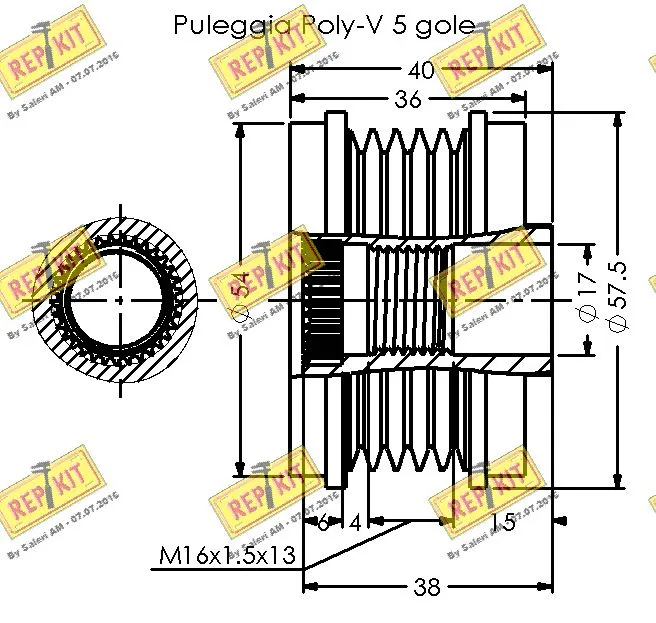 Alternator Freewheel Clutch