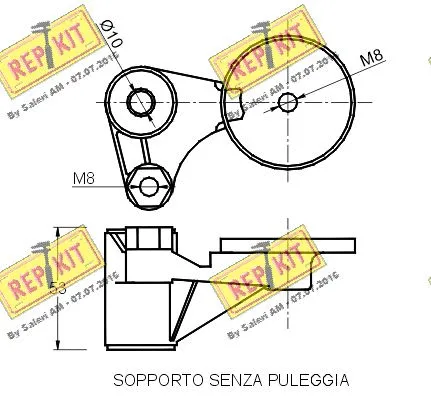 Belt Tensioner, V-ribbed belt