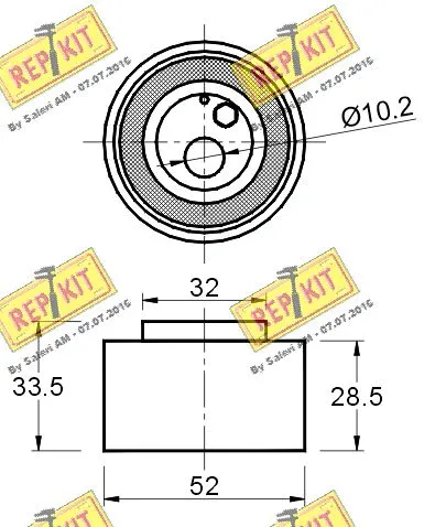 Tensioner Pulley, timing belt