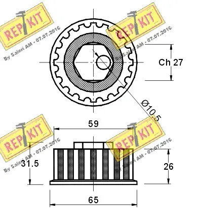Tensioner Pulley, timing belt
