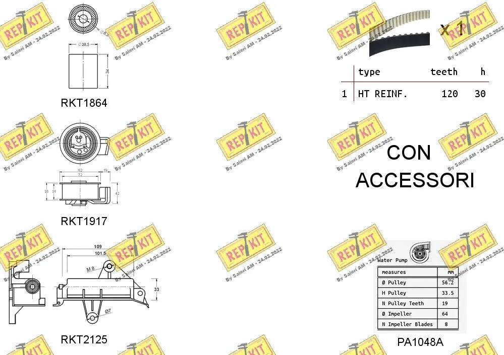 Water Pump & Timing Belt Kit