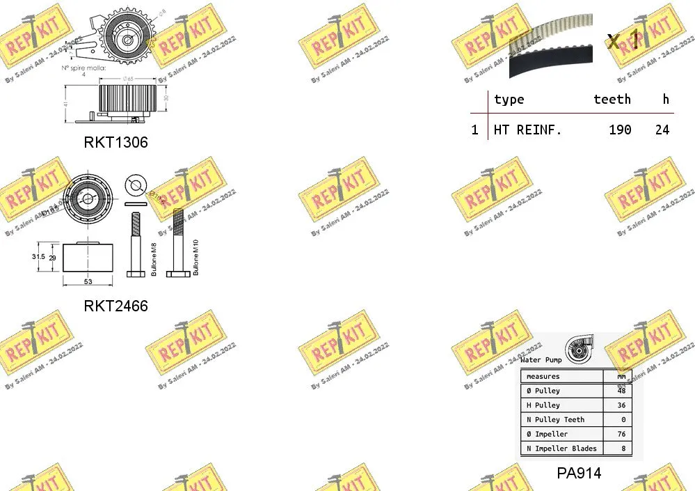 Water Pump & Timing Belt Kit