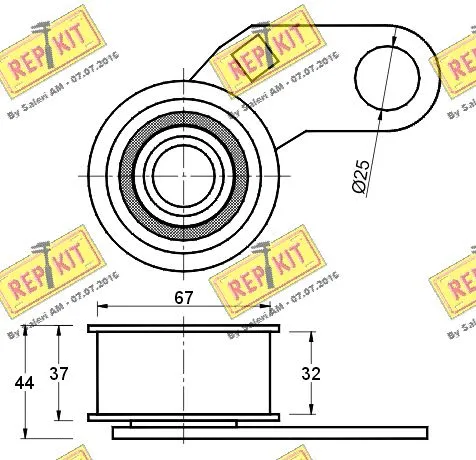 Tensioner Pulley, timing belt