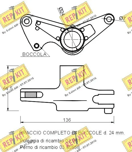 Belt Tensioner, V-ribbed belt
