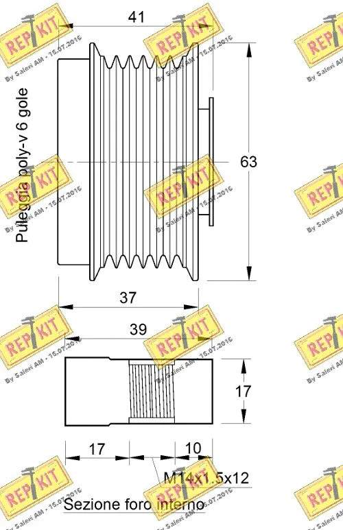 Alternator Freewheel Clutch