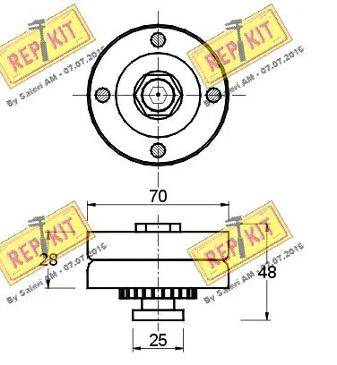 Belt Tensioner, V-ribbed belt
