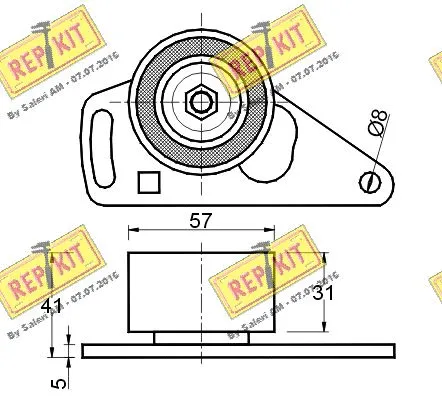 Tensioner Pulley, timing belt