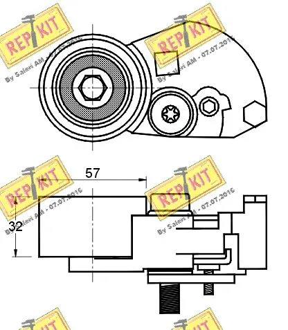 Tensioner Pulley, timing belt