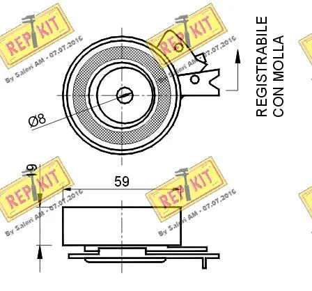 Tensioner Pulley, timing belt