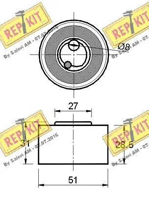 Tensioner Pulley, timing belt