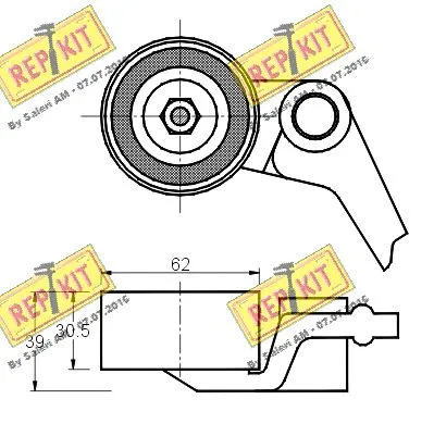 Tensioner Pulley, timing belt