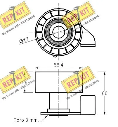 Tensioner Pulley, timing belt