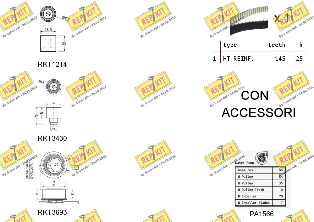 Water Pump & Timing Belt Kit