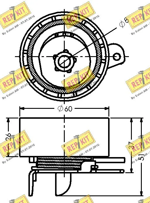 Tensioner Pulley, timing belt
