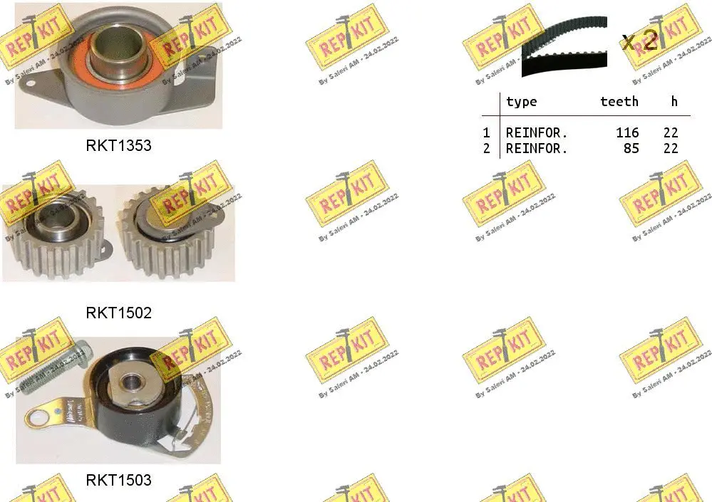 Timing Belt Kit (RKTK0822)