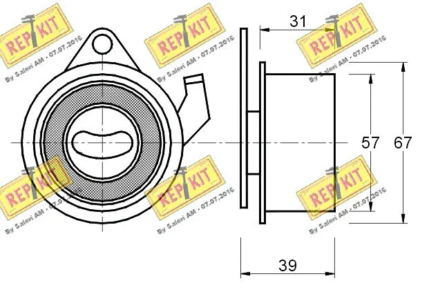 Tensioner Pulley, timing belt