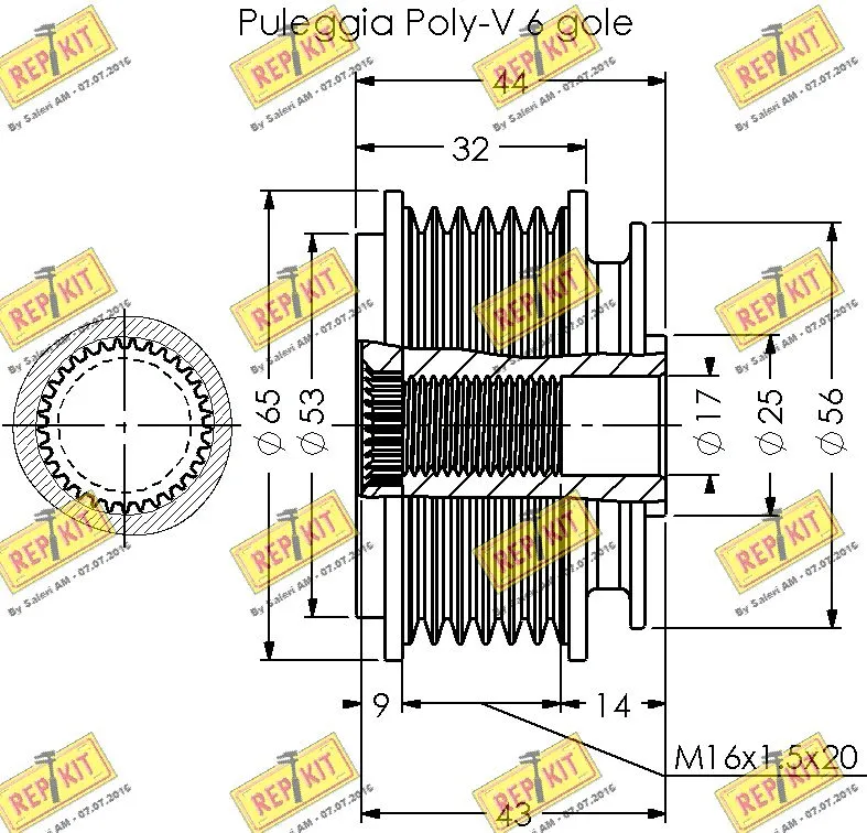 Alternator Freewheel Clutch
