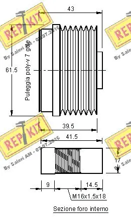 Alternator Freewheel Clutch