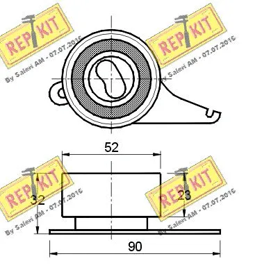 Tensioner Pulley, timing belt