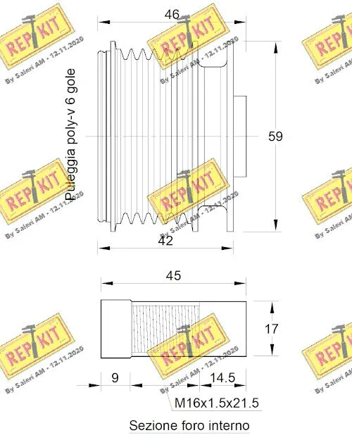Alternator Freewheel Clutch
