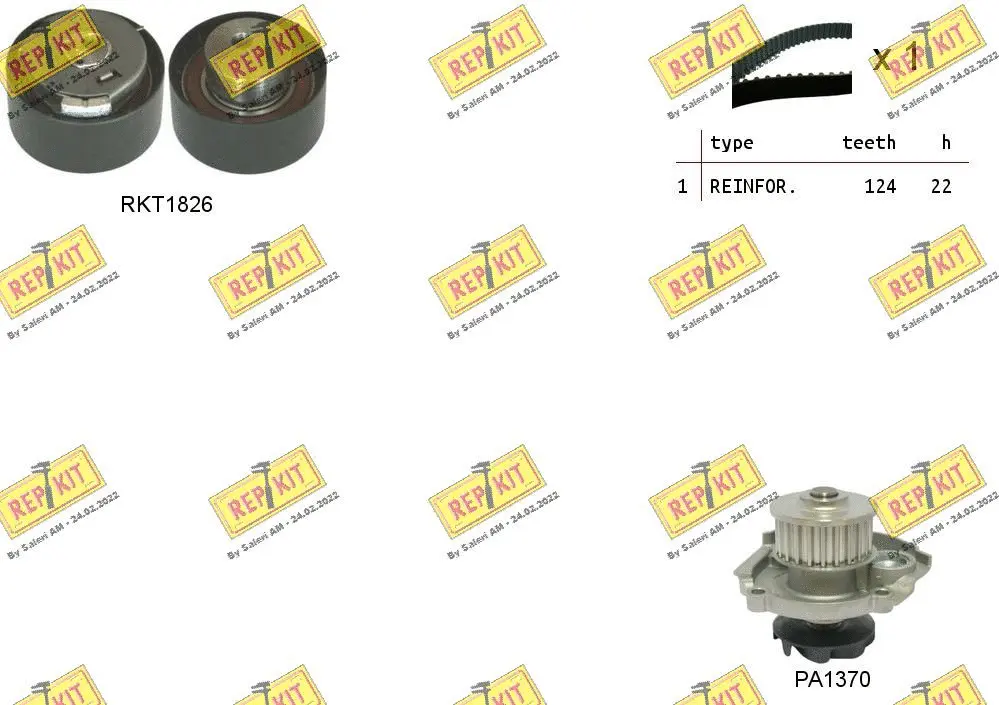 Water Pump & Timing Belt Kit (RKTK0842PA)