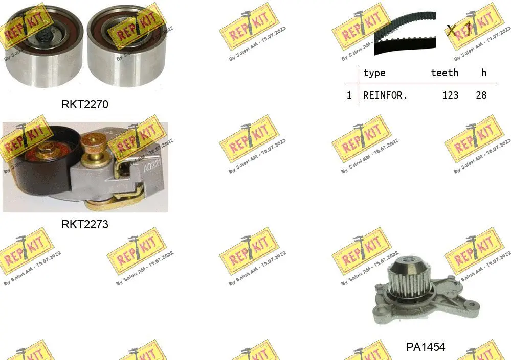 Water Pump & Timing Belt Kit (RKTK1070PA2)