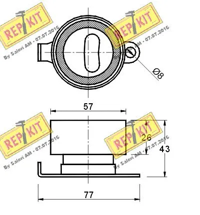 Tensioner Pulley, timing belt