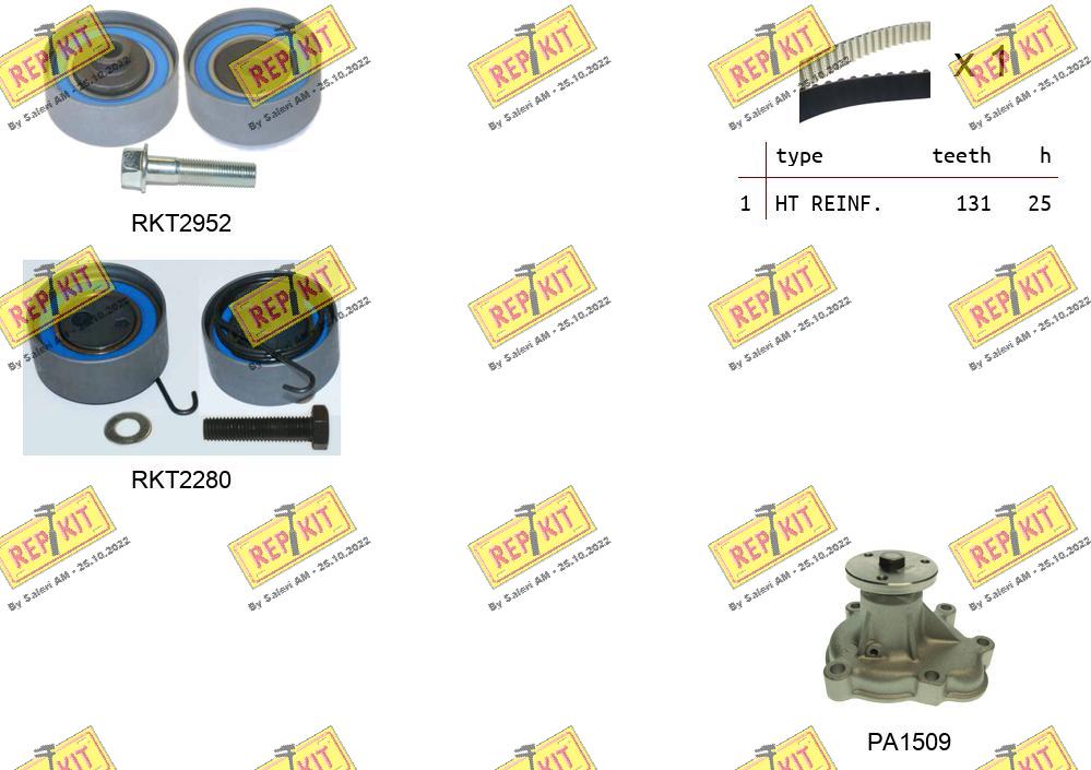 Water Pump & Timing Belt Kit (RKTK0868PA)