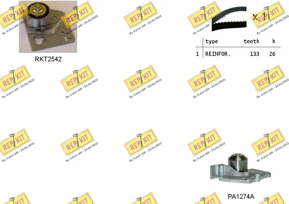 Water Pump & Timing Belt Kit (RKTK0931PA)