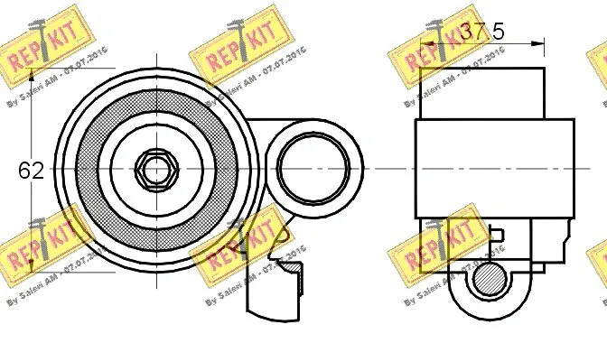 Tensioner Pulley, timing belt