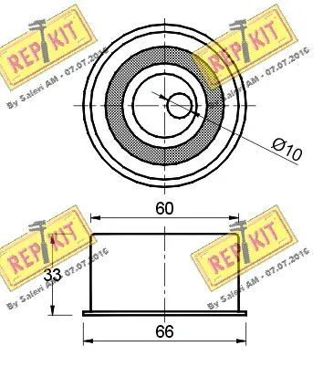 Tensioner Pulley, timing belt
