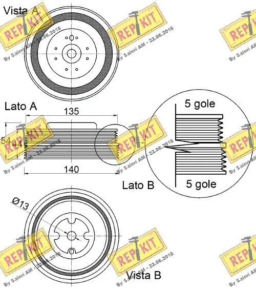 Belt Pulley, crankshaft