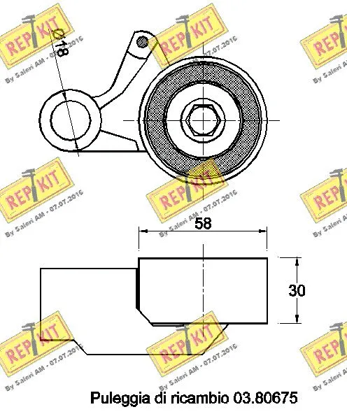 Tensioner Pulley, timing belt