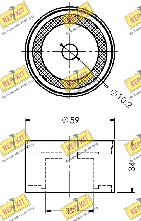 Deflection/Guide Pulley, timing belt