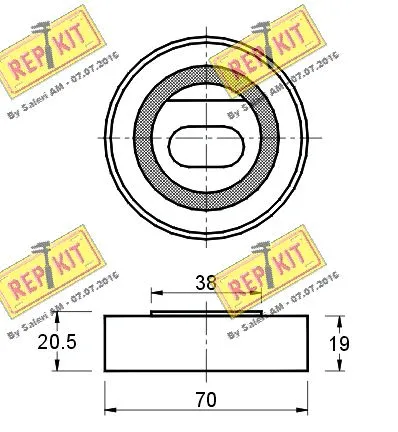 Tensioner Pulley, timing belt