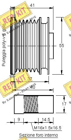 Alternator Freewheel Clutch