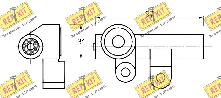 Vibration Damper, timing belt
