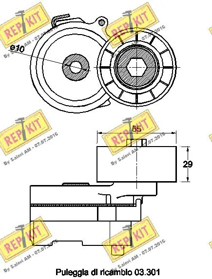 Belt Tensioner, V-ribbed belt