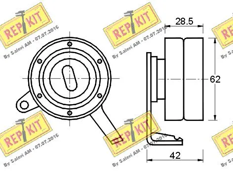 Tensioner Pulley, timing belt
