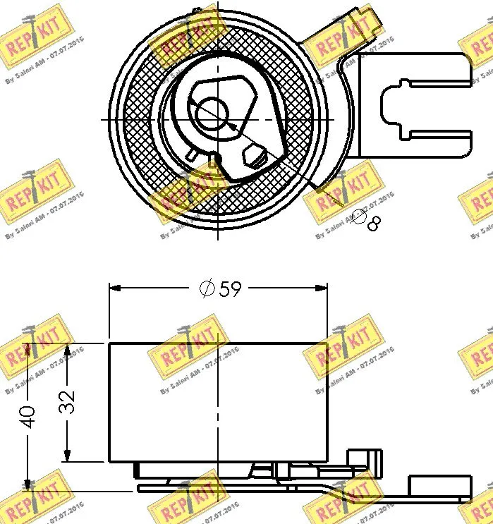 Tensioner Pulley, timing belt