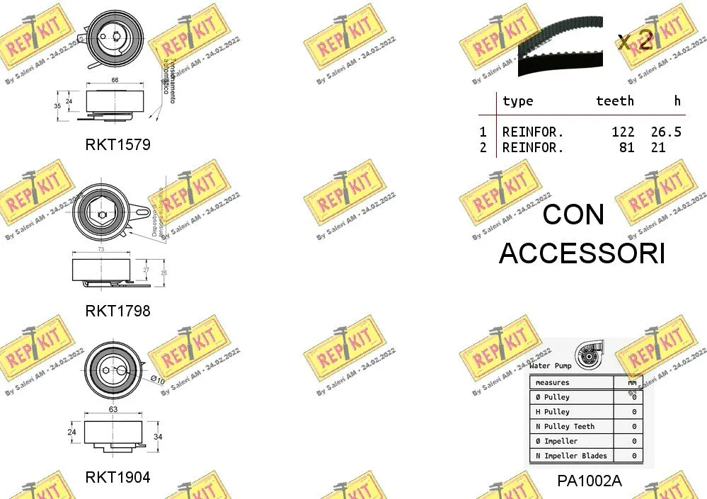 Water Pump & Timing Belt Kit