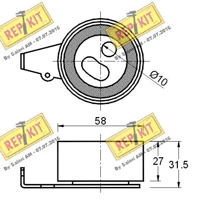 Tensioner Pulley, timing belt