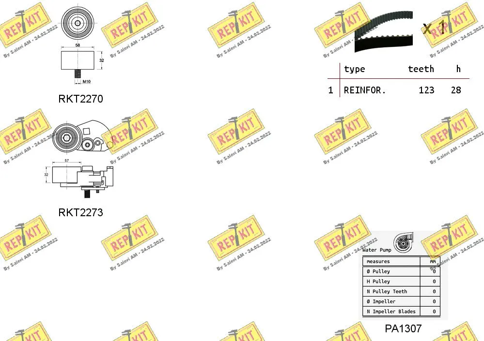 Water Pump & Timing Belt Kit