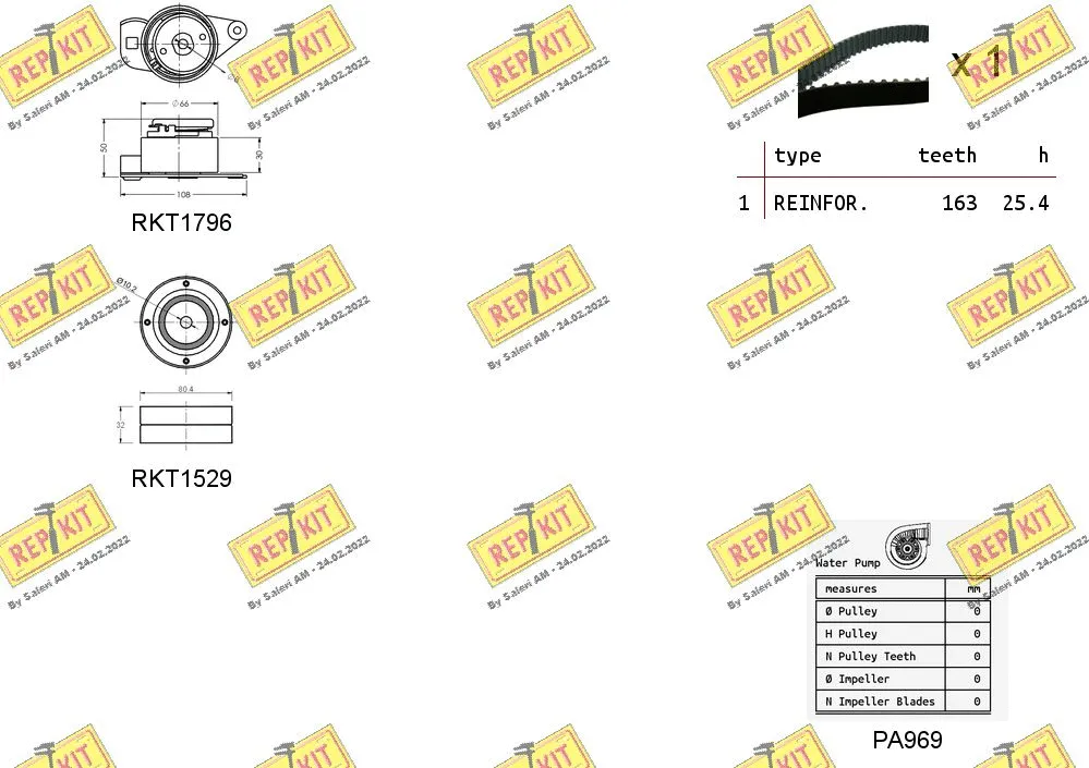 Water Pump & Timing Belt Kit