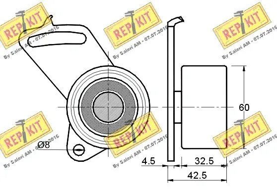 Tensioner Pulley, timing belt