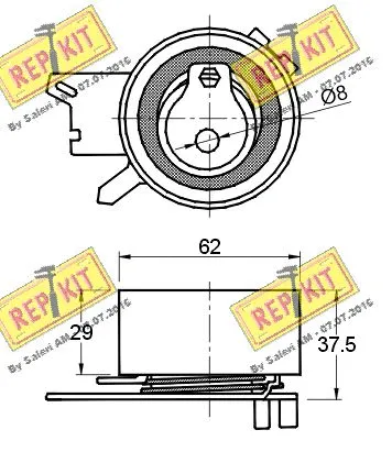 Tensioner Pulley, timing belt