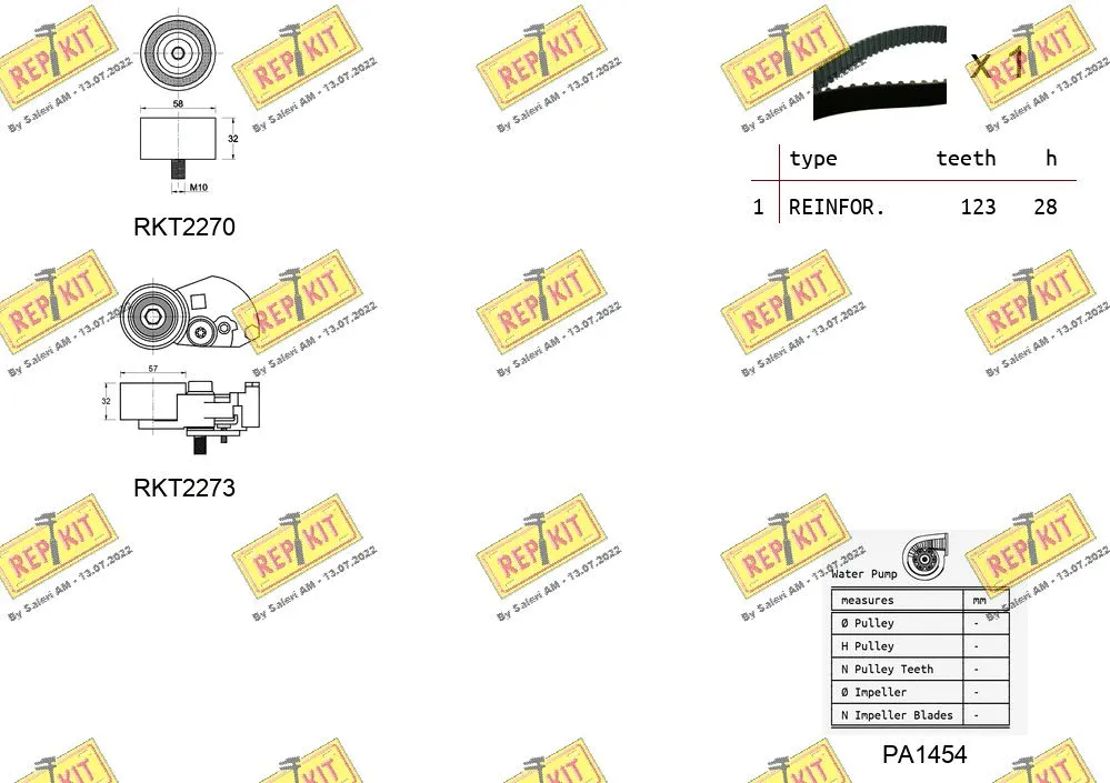 Water Pump & Timing Belt Kit