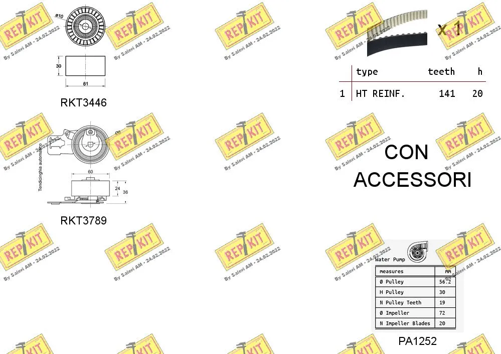 Water Pump & Timing Belt Kit