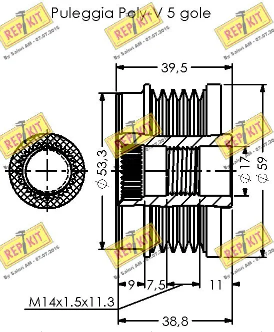 Alternator Freewheel Clutch